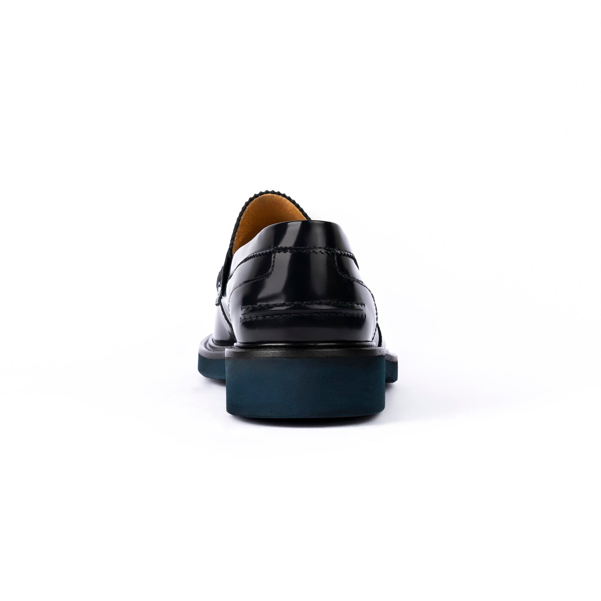 Mocassini Uomo Pelle Di Vitello Abrasivato Blu