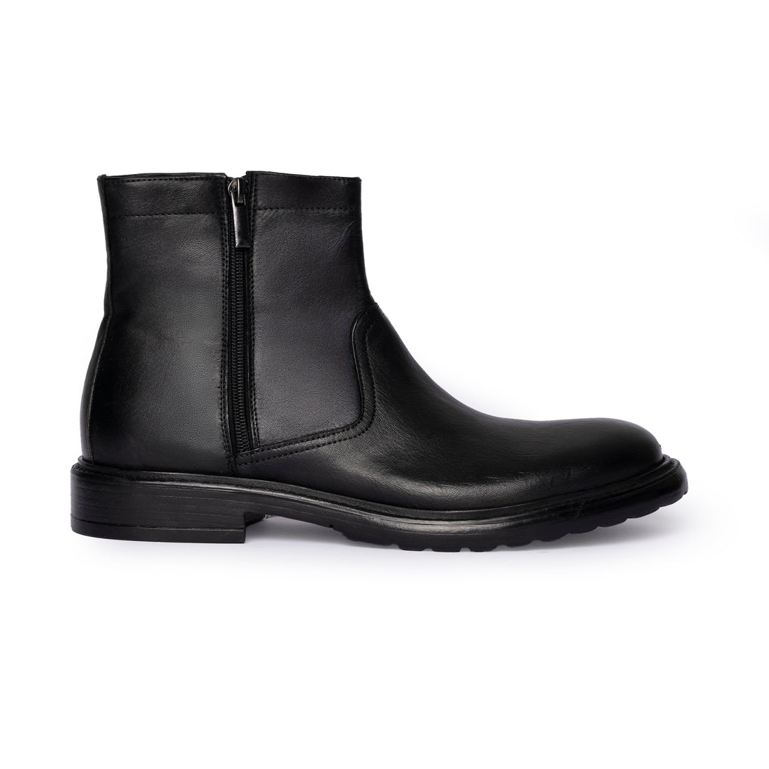 Stivaletto Zip Uomo Vitello Soft Nero