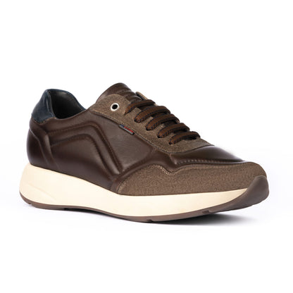 Sneakers Uomo Pelle Camoscio Terra