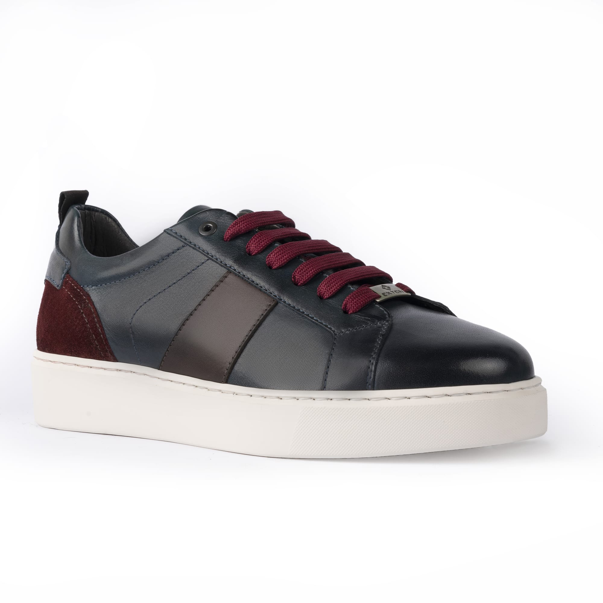 Sneakers Uomo Vitello Marine