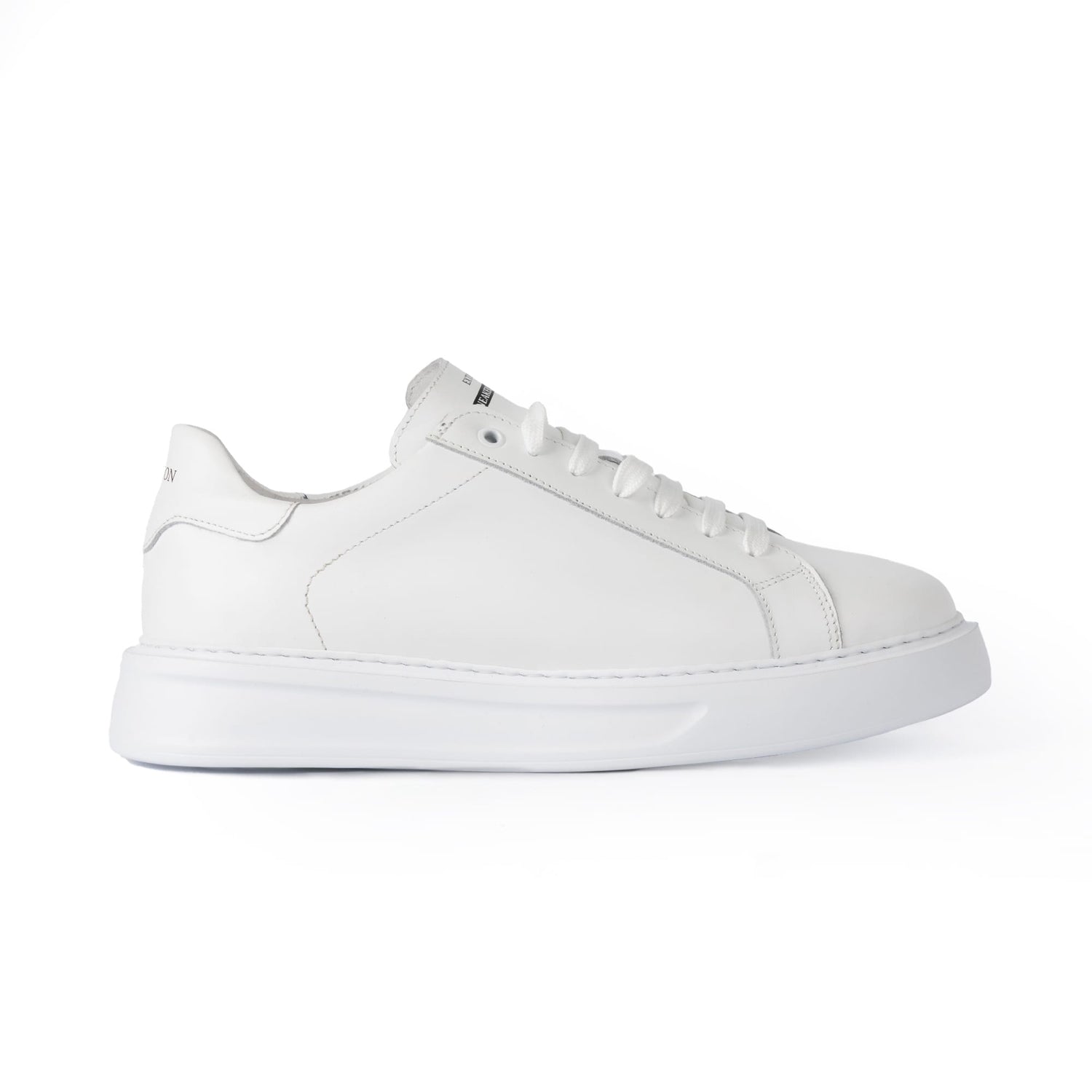 Sneakers Uomo Vitello Nappa Bianca