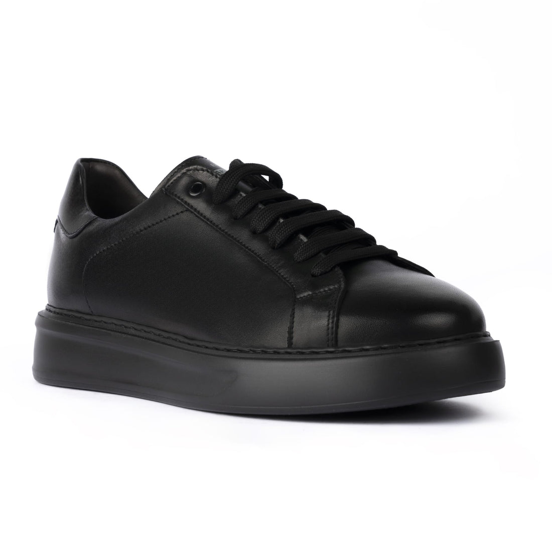 Sneakers Uomo Vitello Nappa Nero