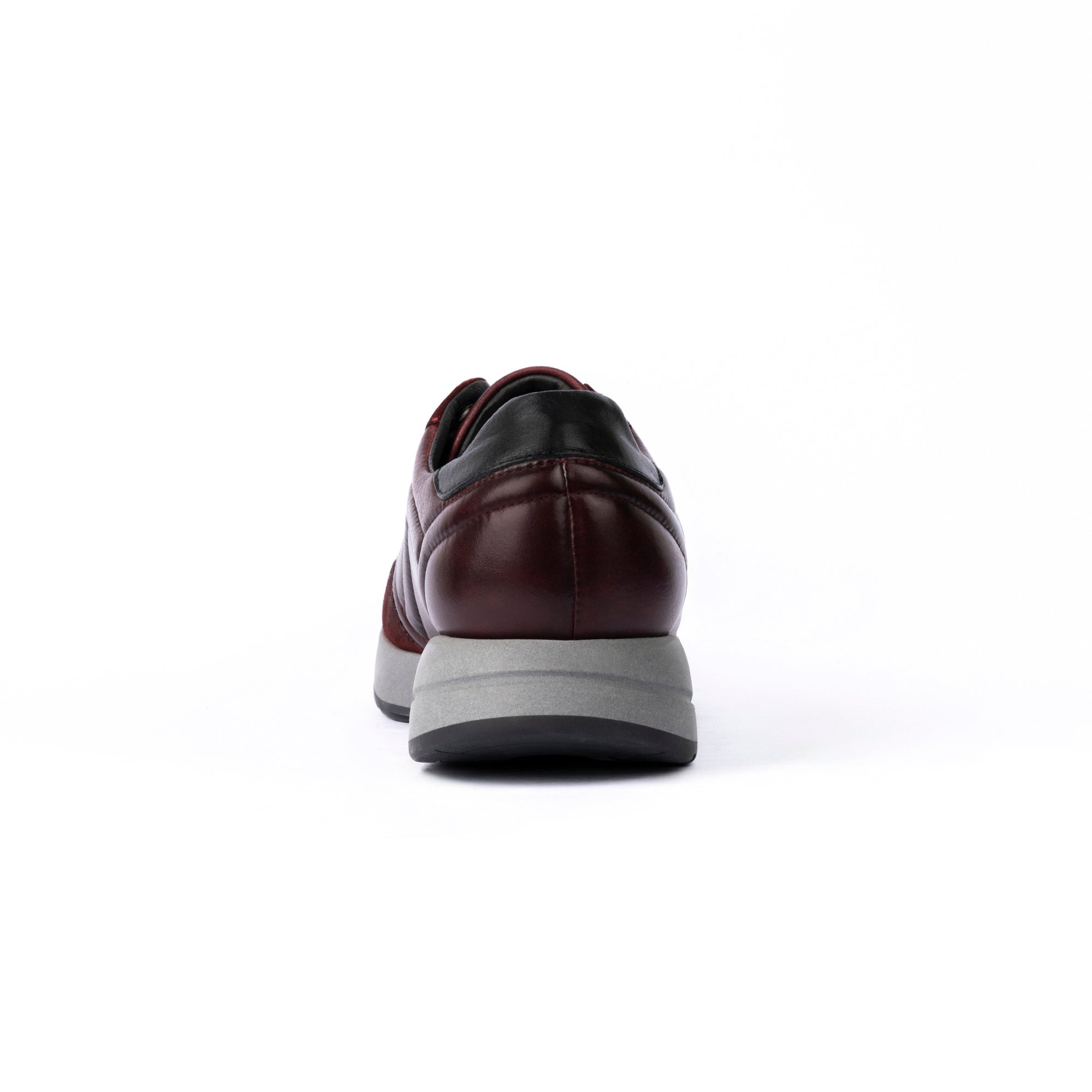 Sneakers Uomo Pelle Camoscio Bordeaux