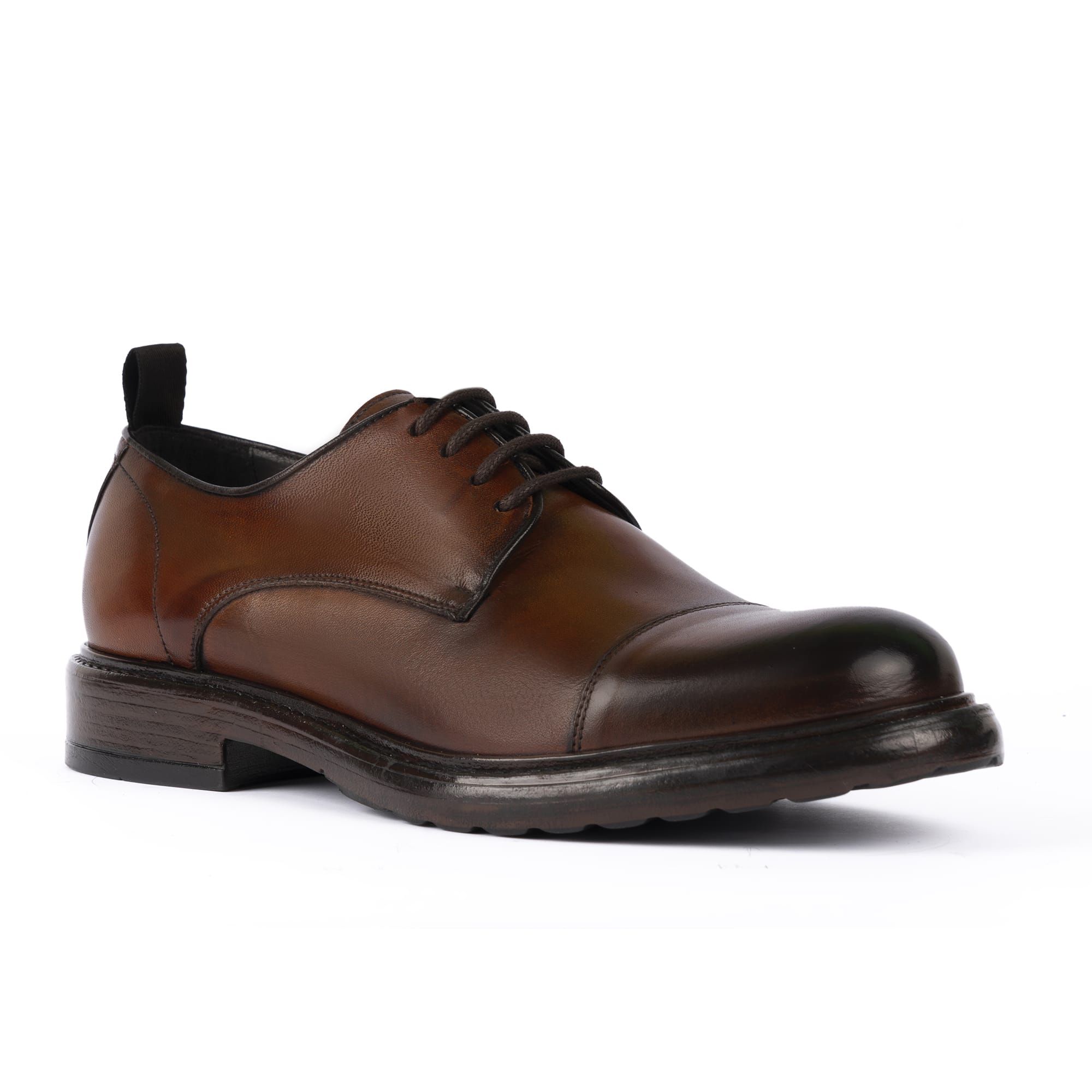 Derby Uomo Vitello Soft Legno