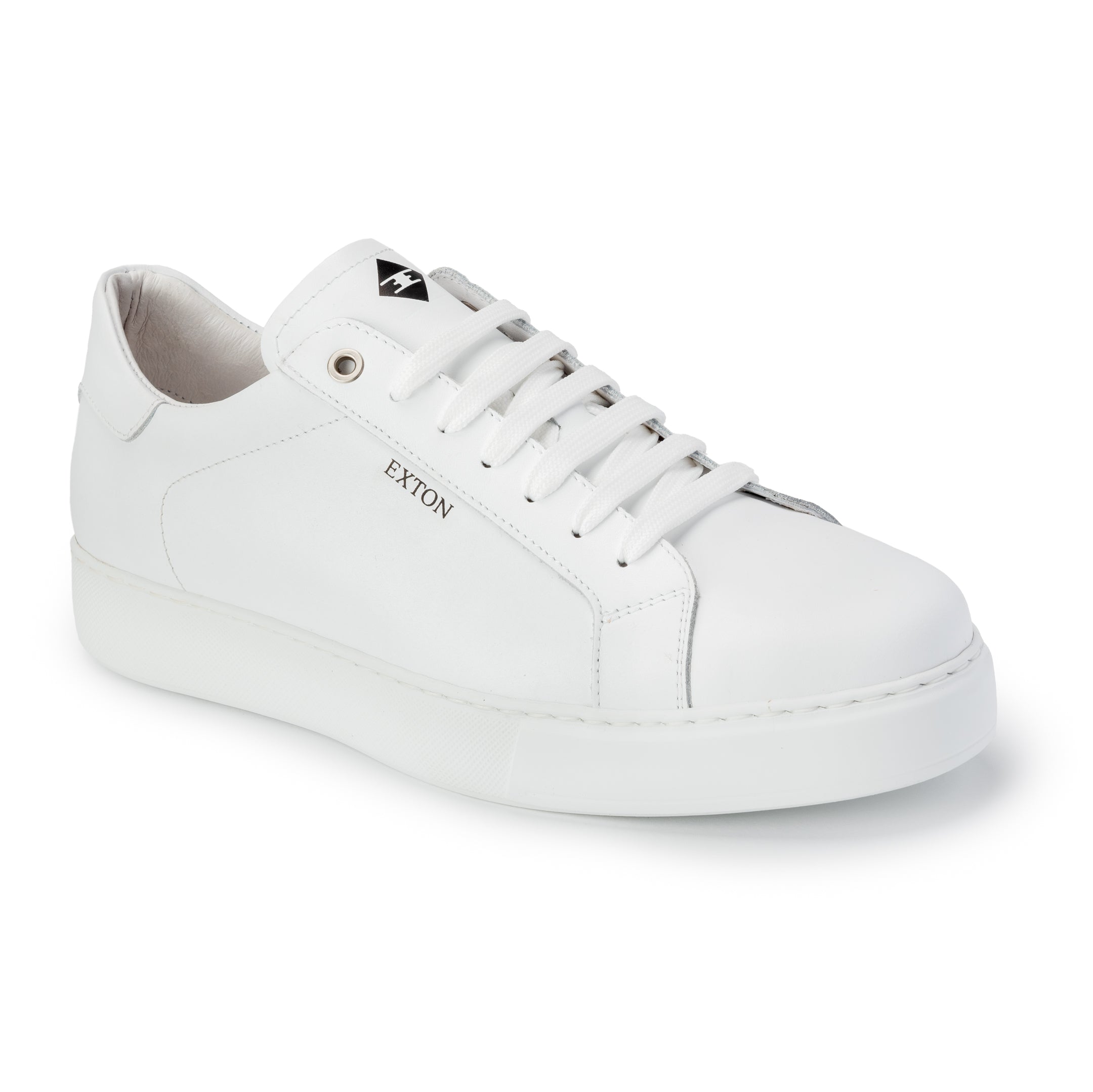 Scarpa Sneakers Uomo Pelle Bianca