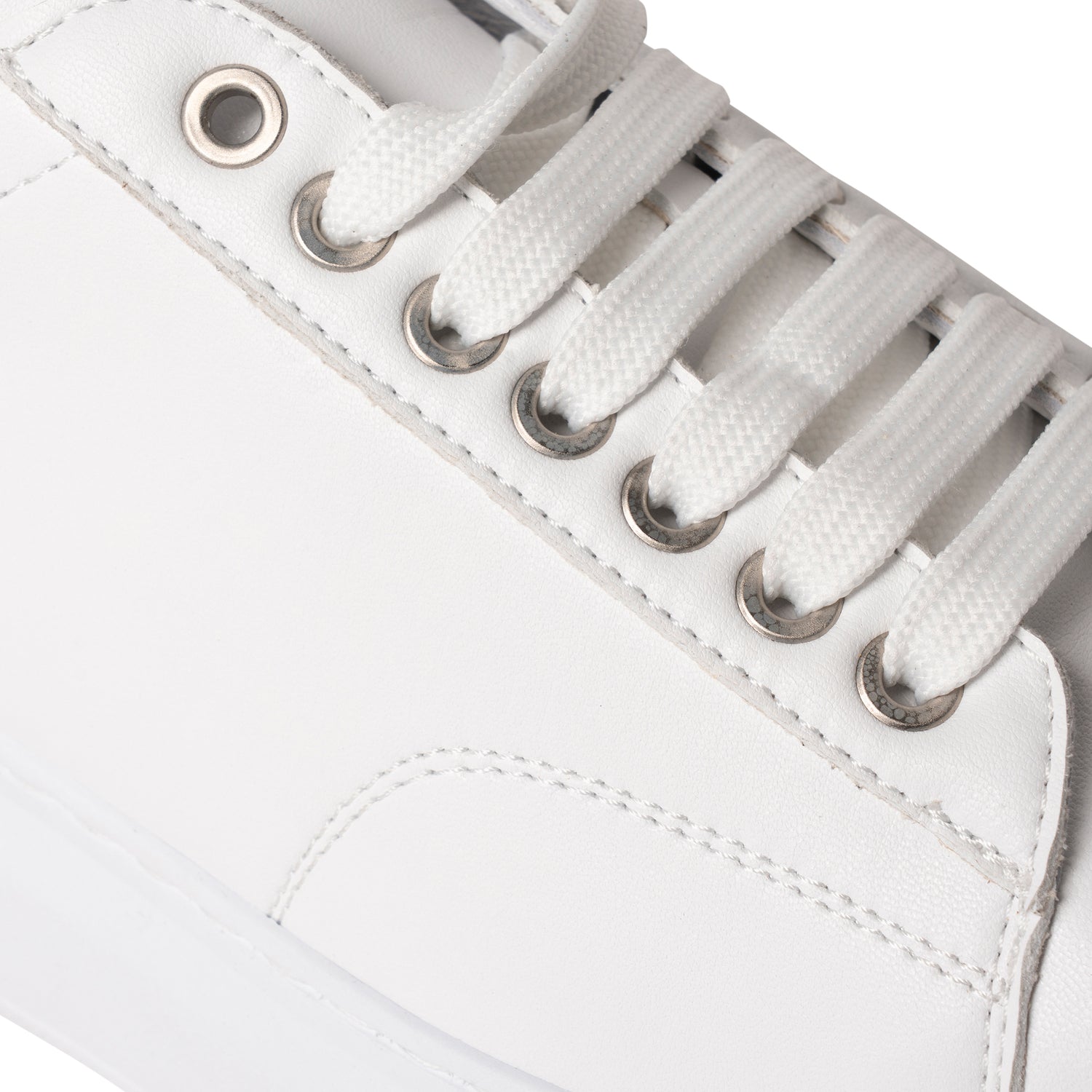 Sneakers Uomo Pelle Nappa Bianca