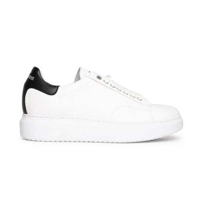 Sneakers Uomo Pelle Nappa Bianca