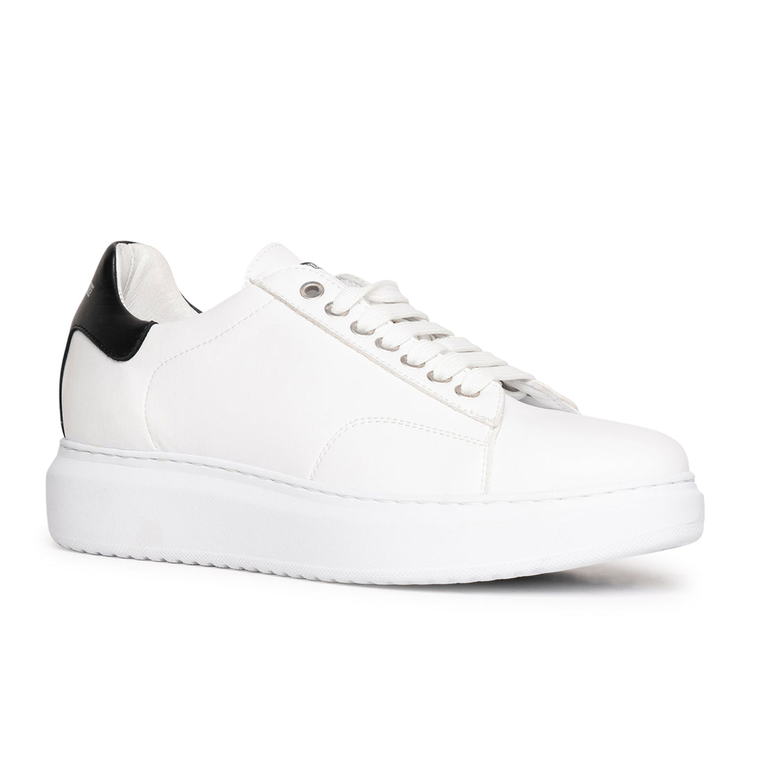 Sneakers Uomo Pelle Nappa Bianca