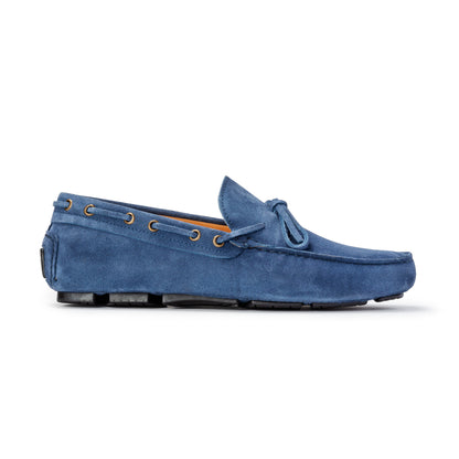 Mocassino Gommino Camoscio Jeans