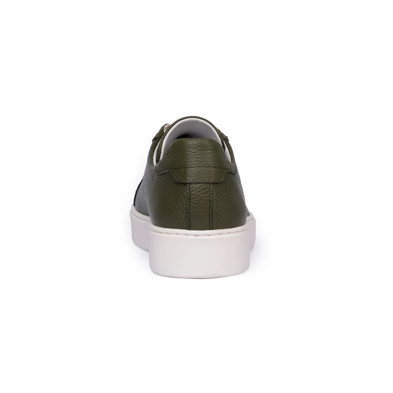 Sneakers Uomo Pelle Martellata Verde
