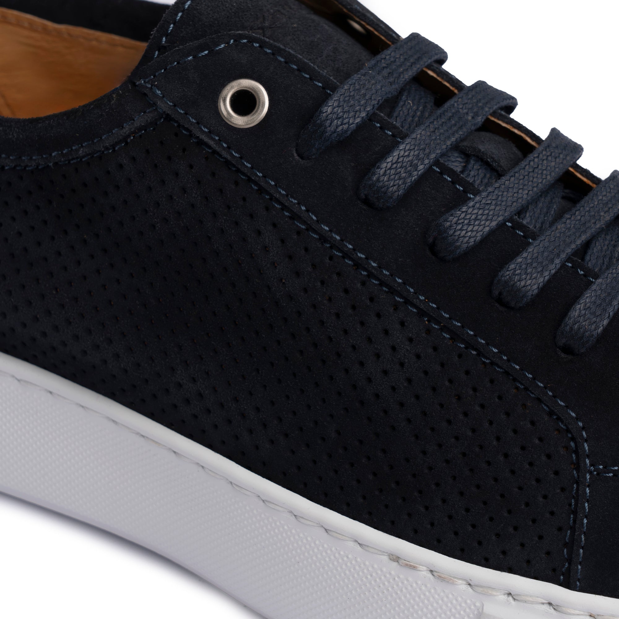 Sneakers Uomo Camoscio Blu