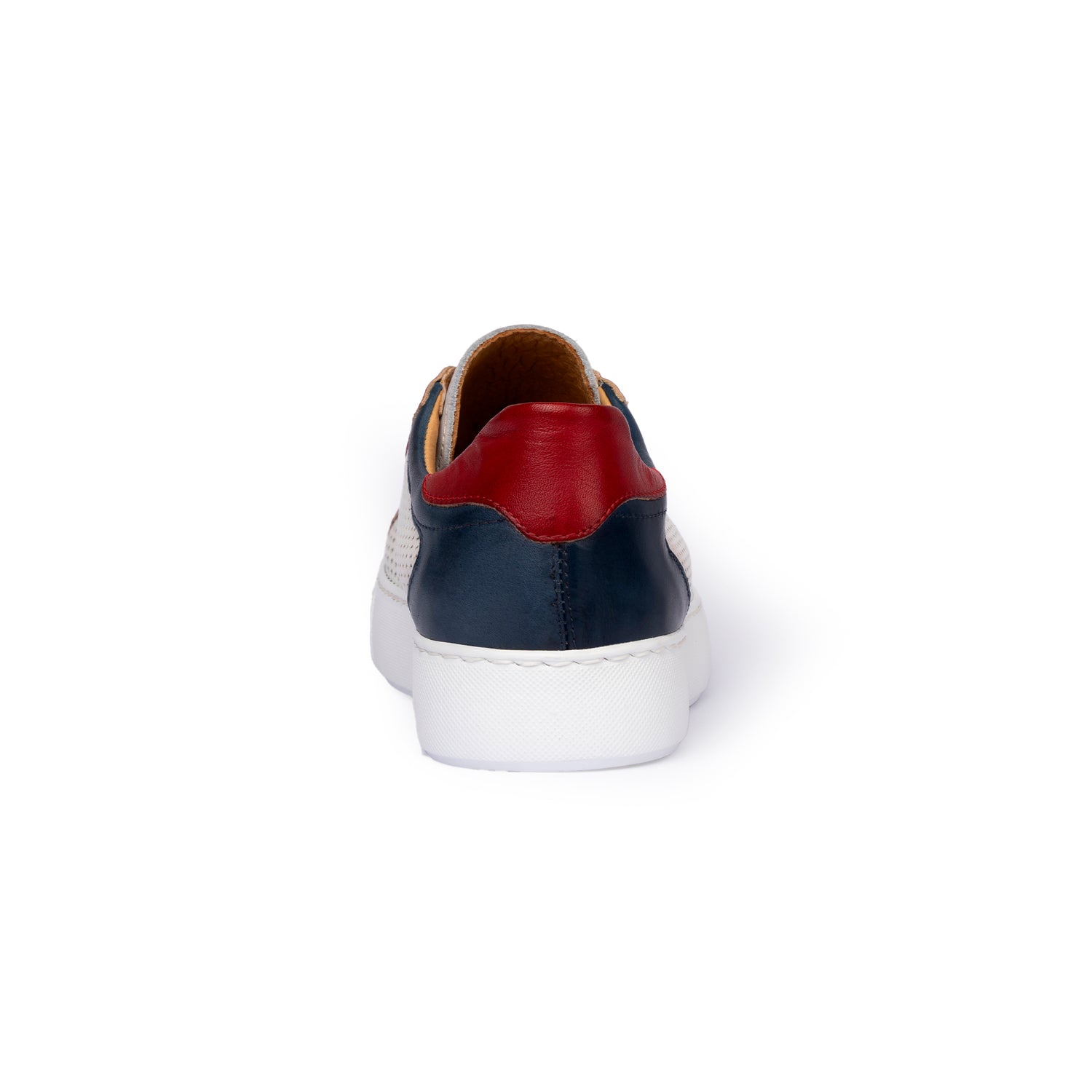 Sneakers Uomo Vitello Rosso/Marine