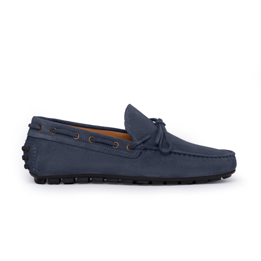 Mocassino Gommino Camoscio Jeans