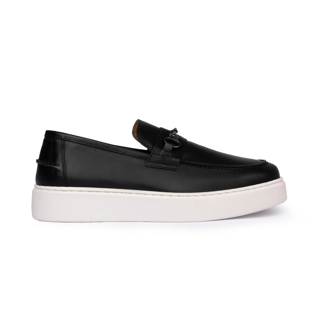 Sneakers Uomo Pelle Nero