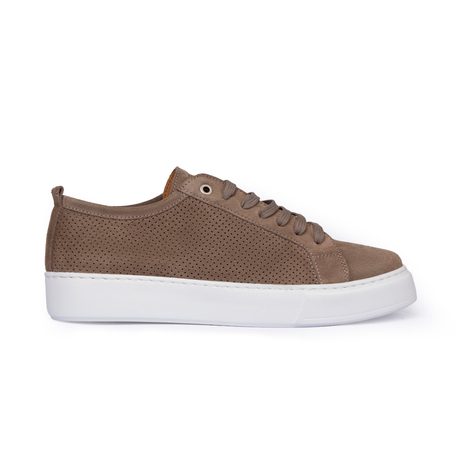 Sneakers Uomo Camoscio Taupe