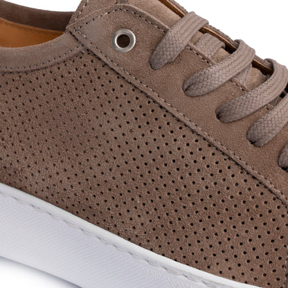 Sneakers Uomo Camoscio Taupe