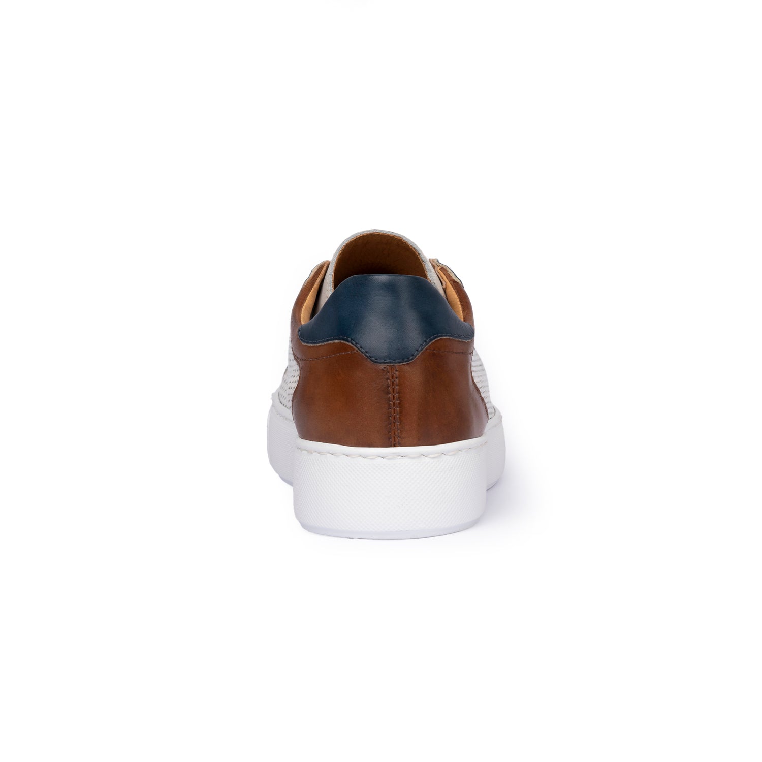 Sneakers Uomo Vitello Marine/Cuoio