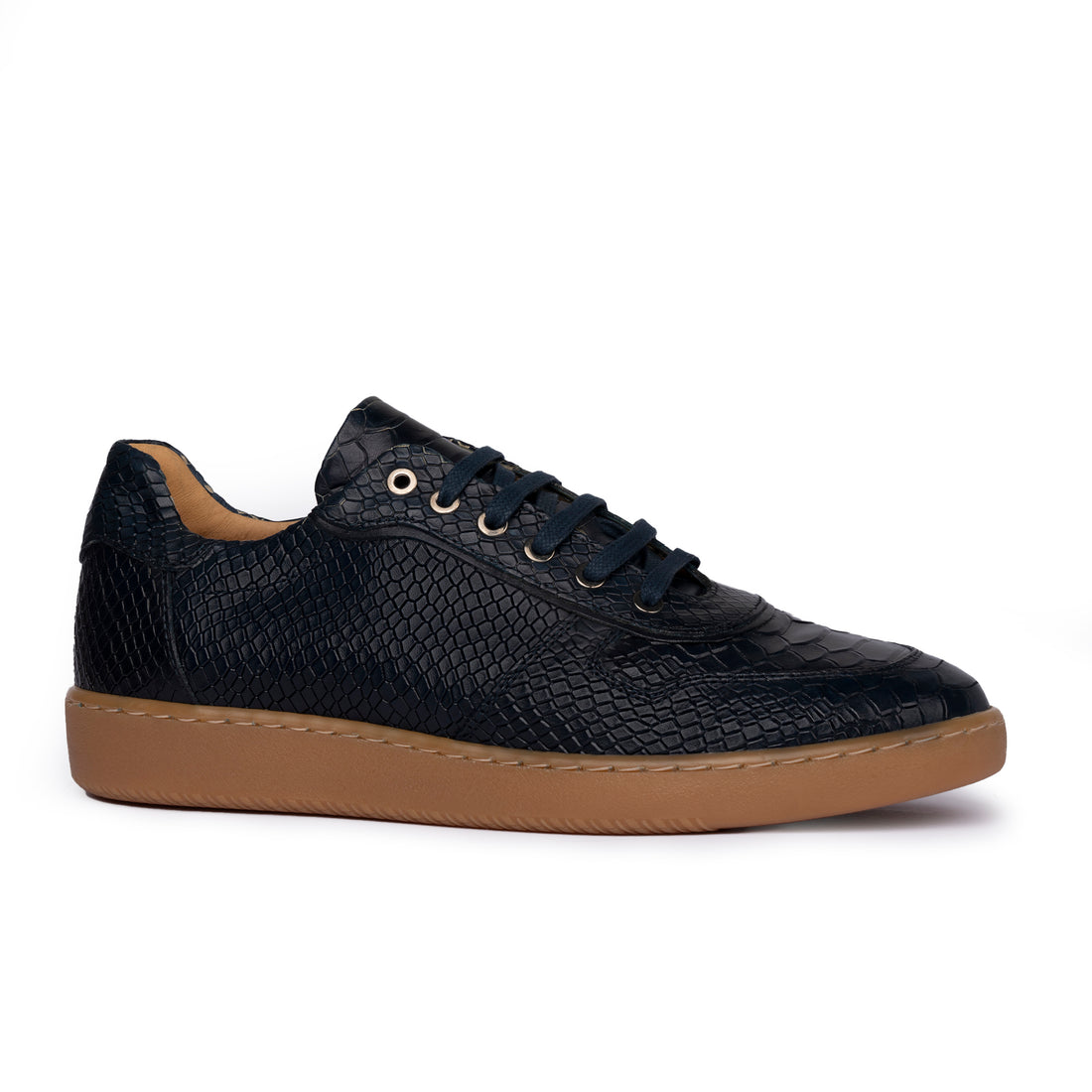 Sneakers Uomo Pelle Di Vitello Marine