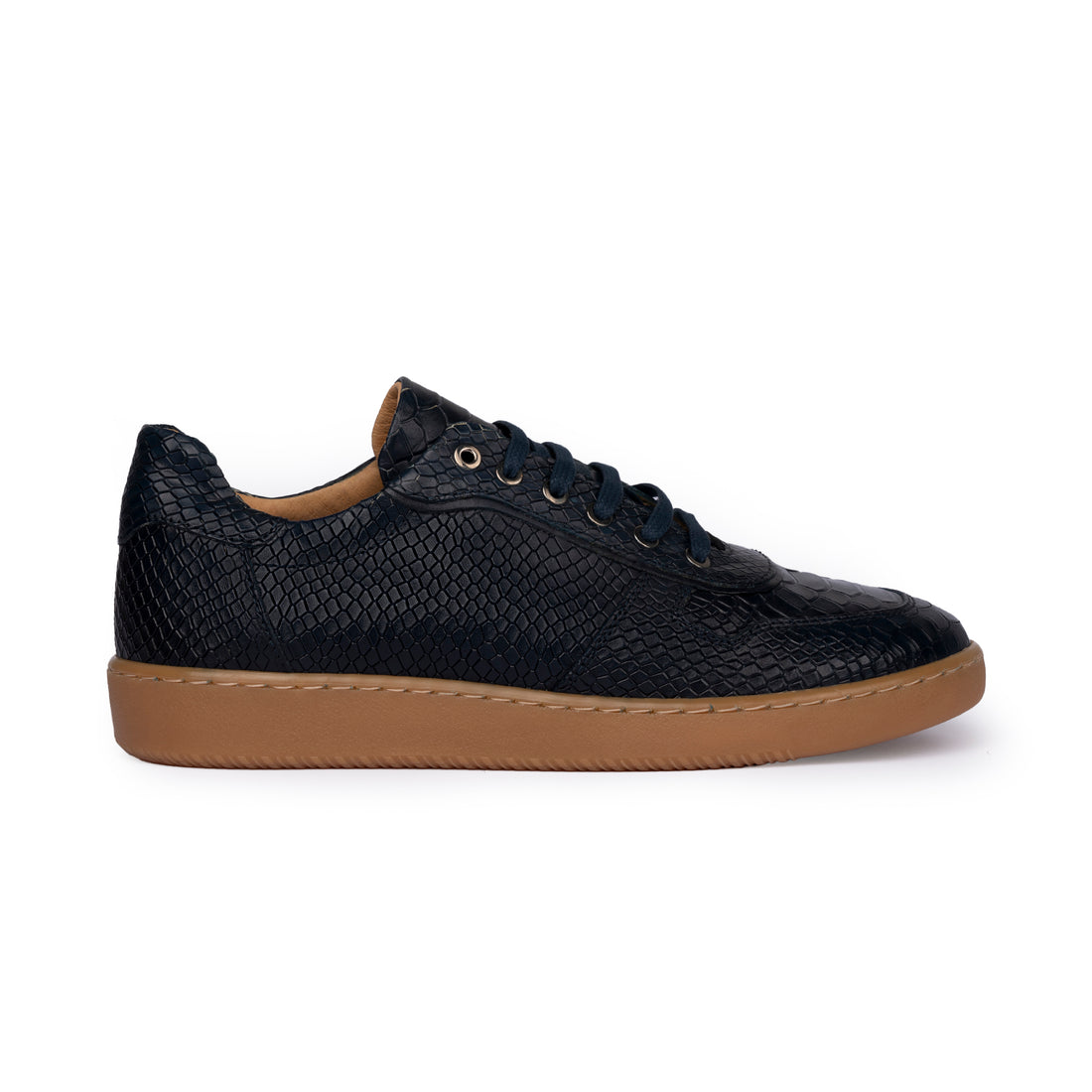 Sneakers Uomo Pelle Di Vitello Marine