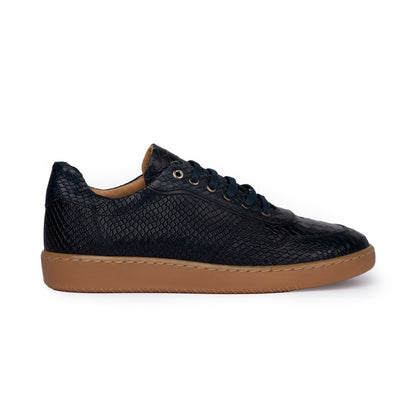 Sneakers Uomo Pelle Di Vitello Marine