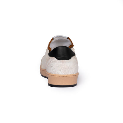 Sneakers Uomo Pelle Di Vitello Beige