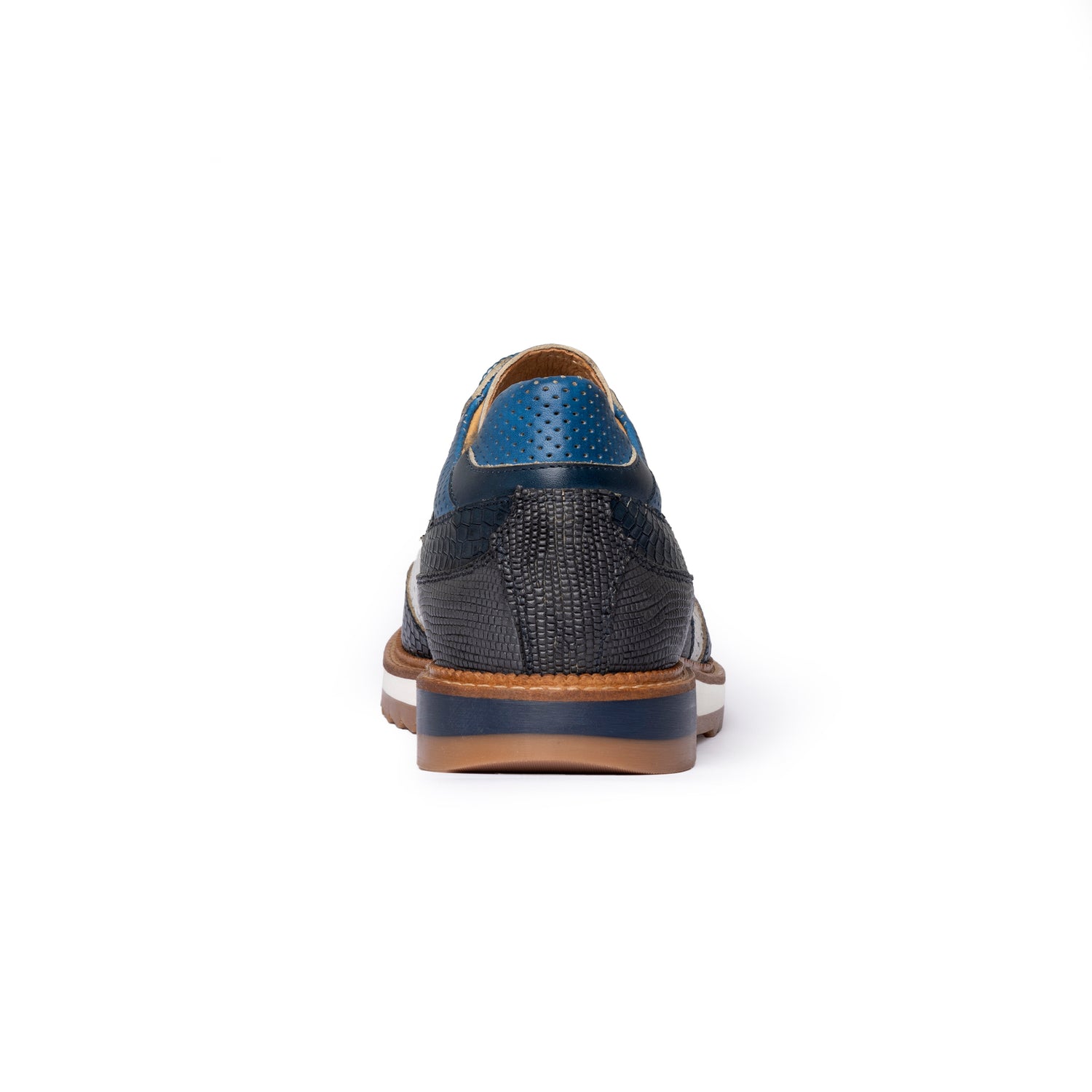 Sneakers Uomo Pelle Di Vitello Marine/Bianco
