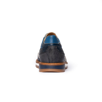 Sneakers Uomo Pelle Di Vitello Marine/Bianco